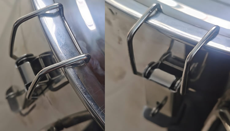 采樣桶鎖扣位置